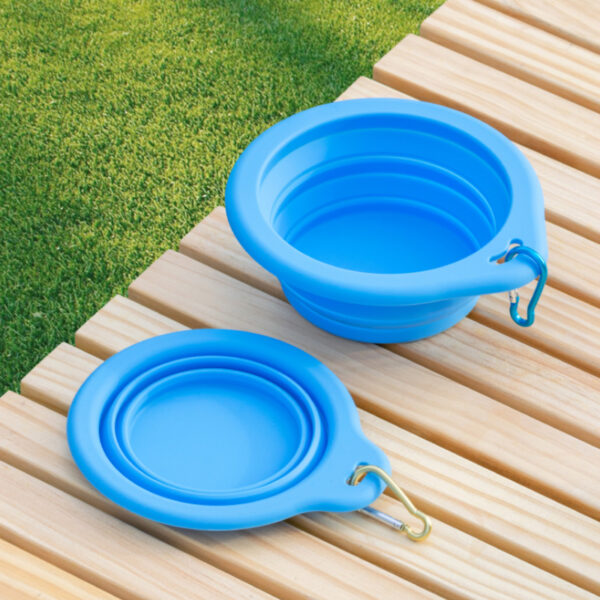 folding dog water bowl