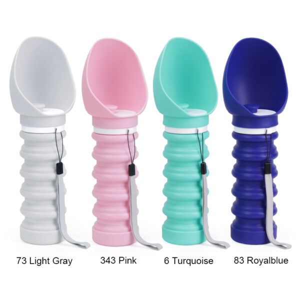 portable pet dog water bottle color