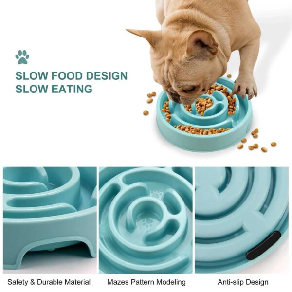 dog slow feeder detail
