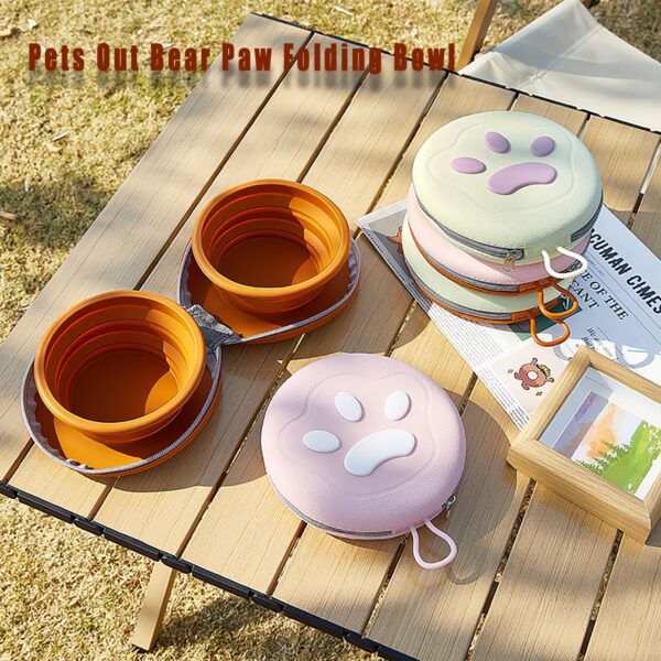 Foldable Bowl Dog Pouch
